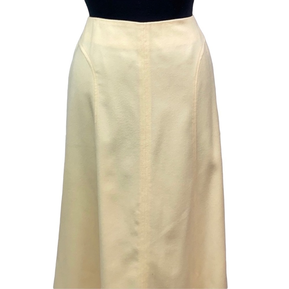 Talbots Wool Skirt Cream